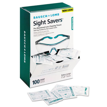 Bausch & Lomb Sight Savers Pre-moistened Anti-fog Tissues With Silicone, 8 X 5, 100-box freeshipping - TVN Wholesale